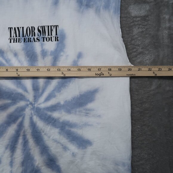 Taylor Swift T Shirt Womens M Sleeveless Tie Dye Graphic Tee Crew Neck Concert - Picture 9 of 11